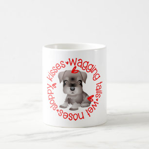 Mug Chien Schnauzer, baisers négligés