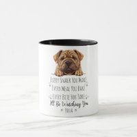 Chien Shar Pei Mignon Drôle Personnalisé