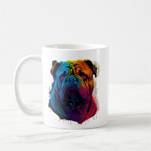 Mug Chien Shar Pei, Shar-Pei, chinois clair et luffeux