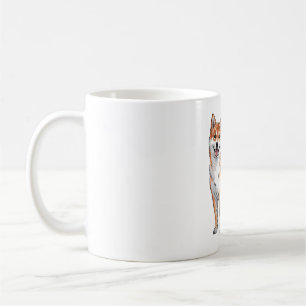 Mug Chien Shiba Inu - mignon et heureux