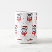 Mug Chien sibérien Husky race Étoiles de Noël (Centre)