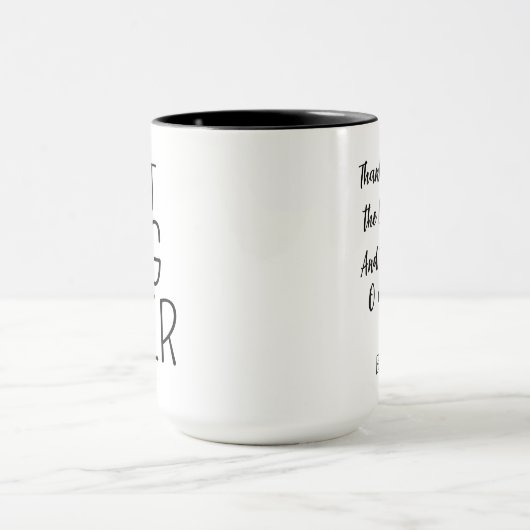 Mug Chien Sitter Mug, Chien Sitter Gift, Animal Sitter (Centre)