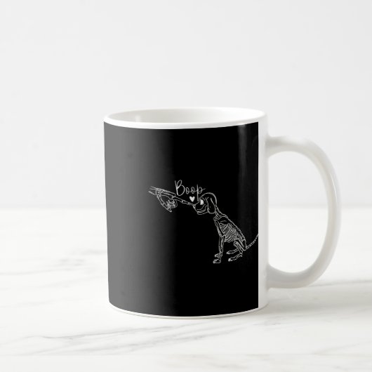Mug Chien Skeleton Halloween Chiot Amoureux des chiens (Droite)