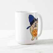 Mug Chien Sorcière Citrouille (Devant droit)