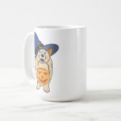 Mug Chien Sorcière Citrouille (Devant gauche)