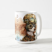 Mug Chien Steampunk Caniche (Devant droit)