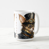 Mug Chien Steampunk Chihuahua (Devant droit)