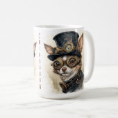 Mug Chien Steampunk Chihuahua (Devant droit)