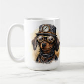 Mug Chien Steampunk Dachshund (Gauche)