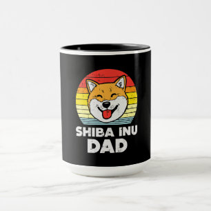 Mug Chien Sunset et akita Magnifique chien présent