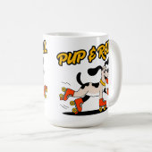 Mug Chien Sur Rouleau Patins Pup & Roll (Devant droit)