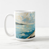 Mug Chien sur un bateau (Gauche)