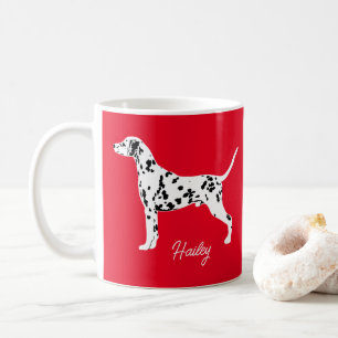 Mug Chien tacheté de Dalmatie Cadeau personnalisé