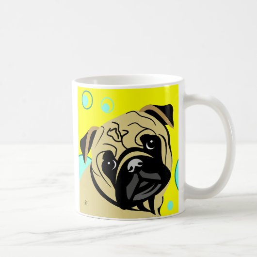Mug Chien Tan Pug (Droite)