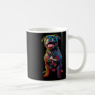 Mug Chien Tatouages Pitbull Tatoué Colorful Chien Tato