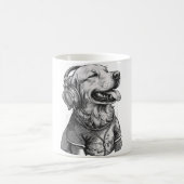 Mug Chien tatoué avec casque audio (Centre)