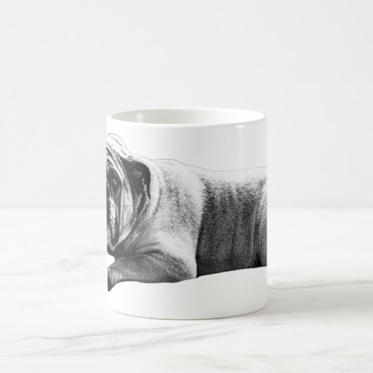 Mug Chien-taureau chaud matin (Centre)