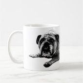 Mug Chien-taureau chaud matin (Gauche)
