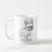 Mug Chien-taureau français, Nope.Drôle (Gauche)