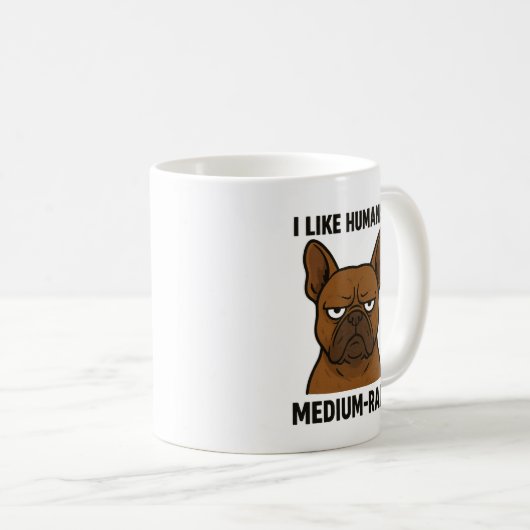 Mug Chien-taureau Grumpy. Animaux antisociaux (Devant droit)