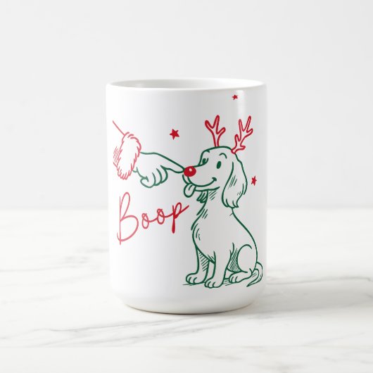 Mug Chien teckel Boop de Noël (Centre)