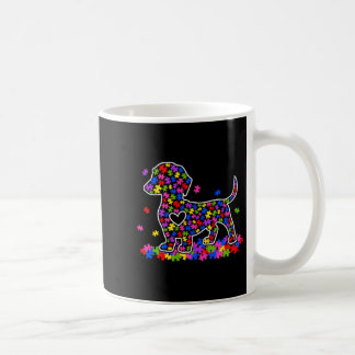 Mug Chien teckel drôle autisme sensibilisation amoureu