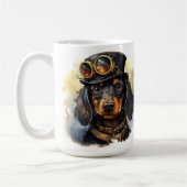 Mug Chien teckel steampunk (Gauche)