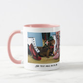 Mug Chien teckel steampunk Bottes victoriennes (Gauche)