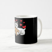 Mug Chien Terrier des Highlands de l'Ouest blanc (Devant droit)
