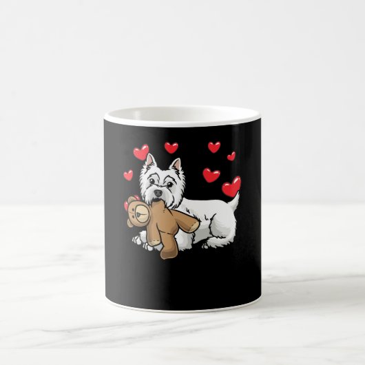Mug Chien Terrier des Highlands de l'Ouest blanc (Centre)