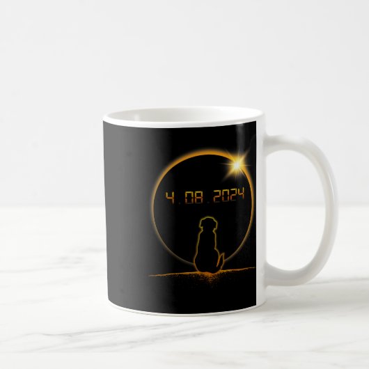 Mug Chien total éclipse solaire (Droite)