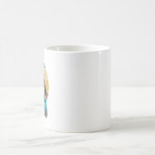 Mug chien vintage et console de jeux (Centre)