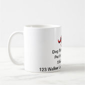 Mug Chien Walking Cup Information de l'entreprise (Gauche)
