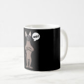 Mug Chien Xoloitzcuintle têtu drôle (Devant droit)