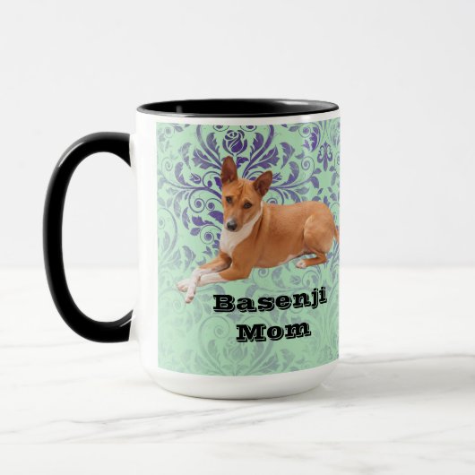 Mug Chienne mère Basenji (Gauche)