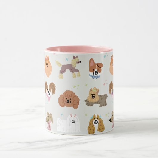 Mug Chiens Animaux (Centre)