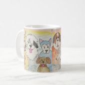 Mug Chiens au Ciel (Devant gauche)