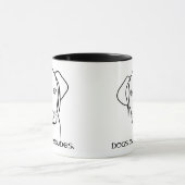 Mug Chiens au-dessus de Weimaraner (Centre)