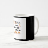 Mug 'Chiens avant les mecs' Choisissez votre coule (Devant droit)