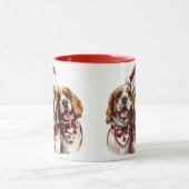 Mug Chiens Beagles de Noël (Centre)
