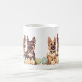 Mug Chiens bergers allemands de Pâques (Centre)