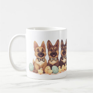 Mug Chiens bergers allemands de Pâques