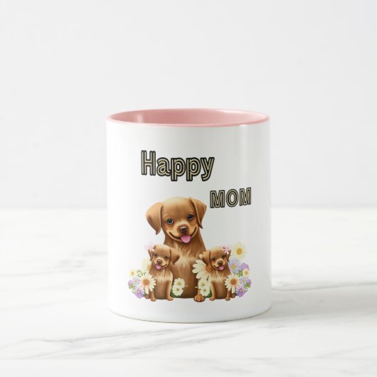 Mug Chiens bruns mignons (Centre)