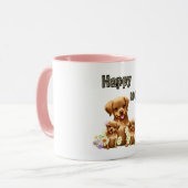 Mug Chiens bruns mignons (Devant gauche)