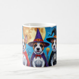 Mug Chiens Bull Terrier Citrouille Halloween Drôle