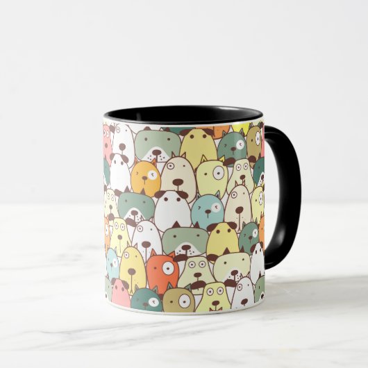 Mug Chiens Chiens Chiens Chiens (Devant droit)