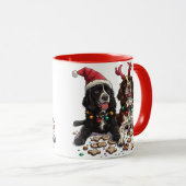 Mug Chiens Cocker Spaniel de Noël (Devant droit)