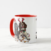 Mug Chiens Cocker Spaniel de Noël (Devant gauche)