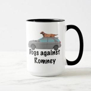Mug Chiens contre Romney