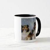 Mug Chiens de berger de Shetland (Devant droit)